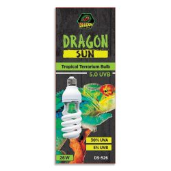 DragonOne Dragon Sun 5.0 Compact Tropical UVB izzó | 26W