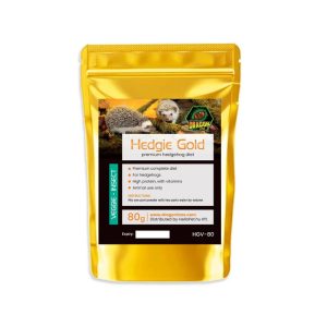 DragonOne Hedgie Gold Prémium Süni táp – Gyümölcs & Rovar | 80g