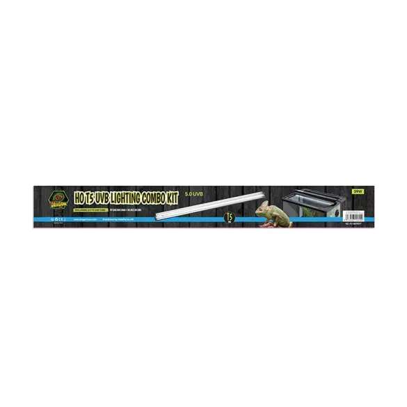 DragonOne Pro T5 Tropical UVB Kit 5.0 39W Trópusi világítás szett | 87 cm