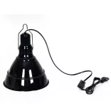 DragonOne 2 in 1 Reptile Deep Dome Fém lámpabúra – 2 méret 1-ben | 200W