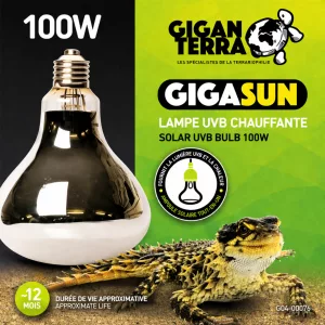 GiganTerra Gigasun UVB és melegítő izzó egyben | 100W