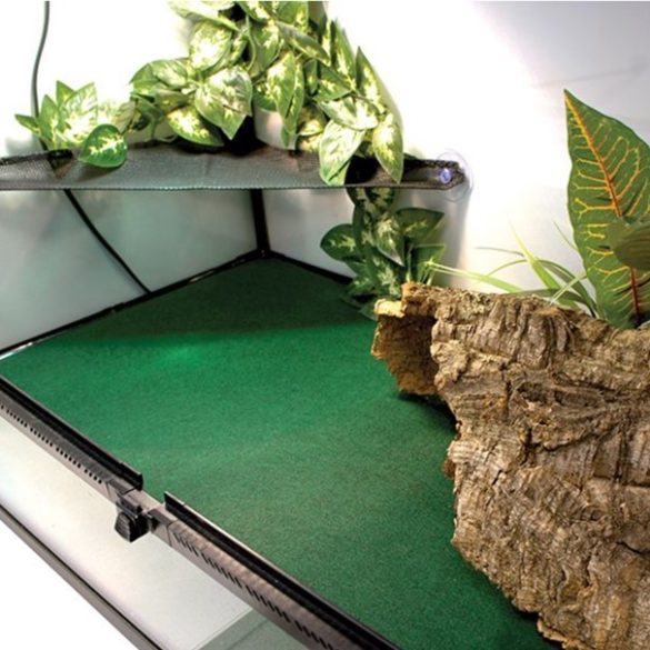 Green Reptile Carpet Rug Terráriumszőnyeg talaj | 80×40 cm