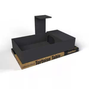 HabiStat Tortoise Table, teknős terrárium, fekete színű