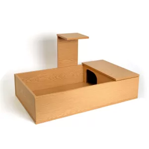HabiStat Tortoise Table, teknős terrárium, tölgy színű