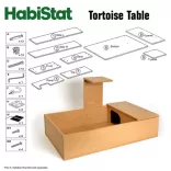 HabiStat Tortoise Table, teknős terrárium, tölgy színű