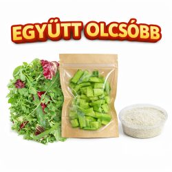   Friss zöldtakarmány, fügekaktuszfalatok és táplálékkiegészítő (40g)